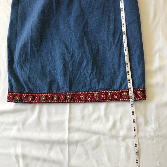 Speed Limit MPH Spaghetti Strap Denim Dress Small - Picture 6 of 12